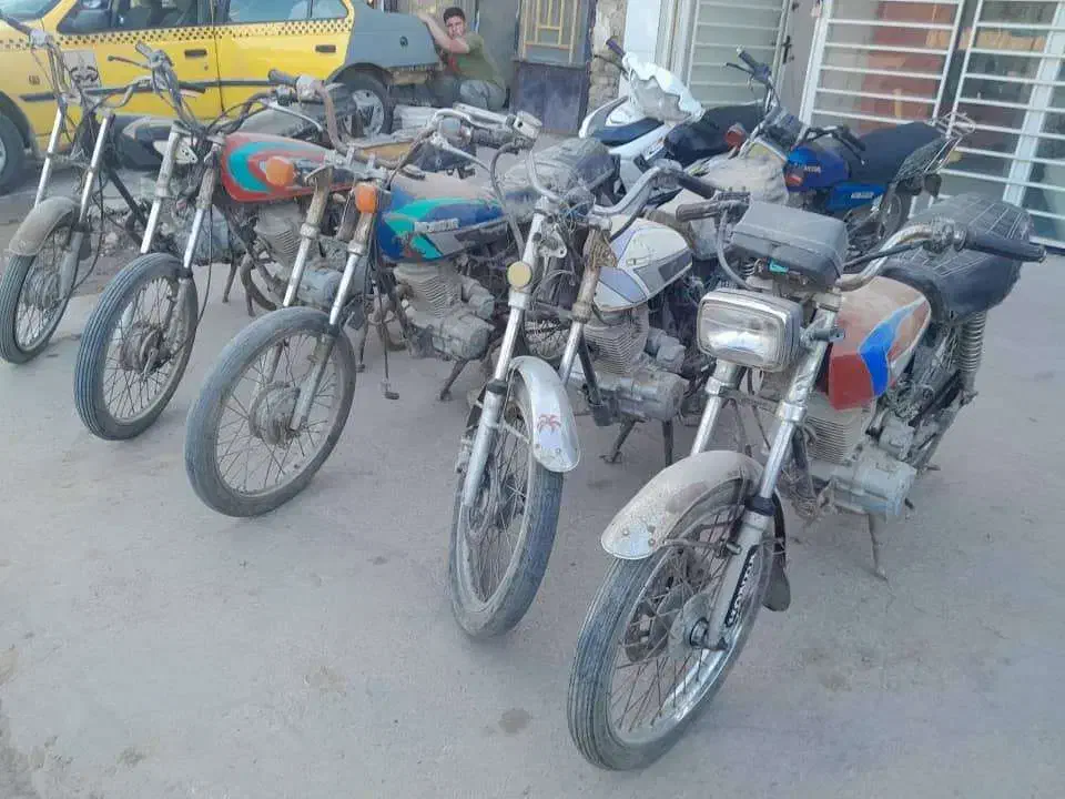 9 دستگاه موتور مزایده با قیمت مناسب (یکجا)|موتورسیکلت|کلاله, |دیوار