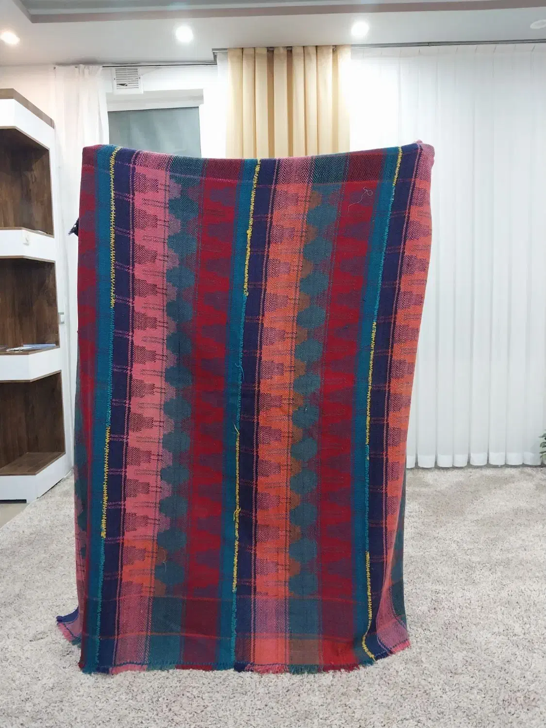 دو عدد جاجیم|گلیم، جاجیم، گبه|دهلران, |دیوار