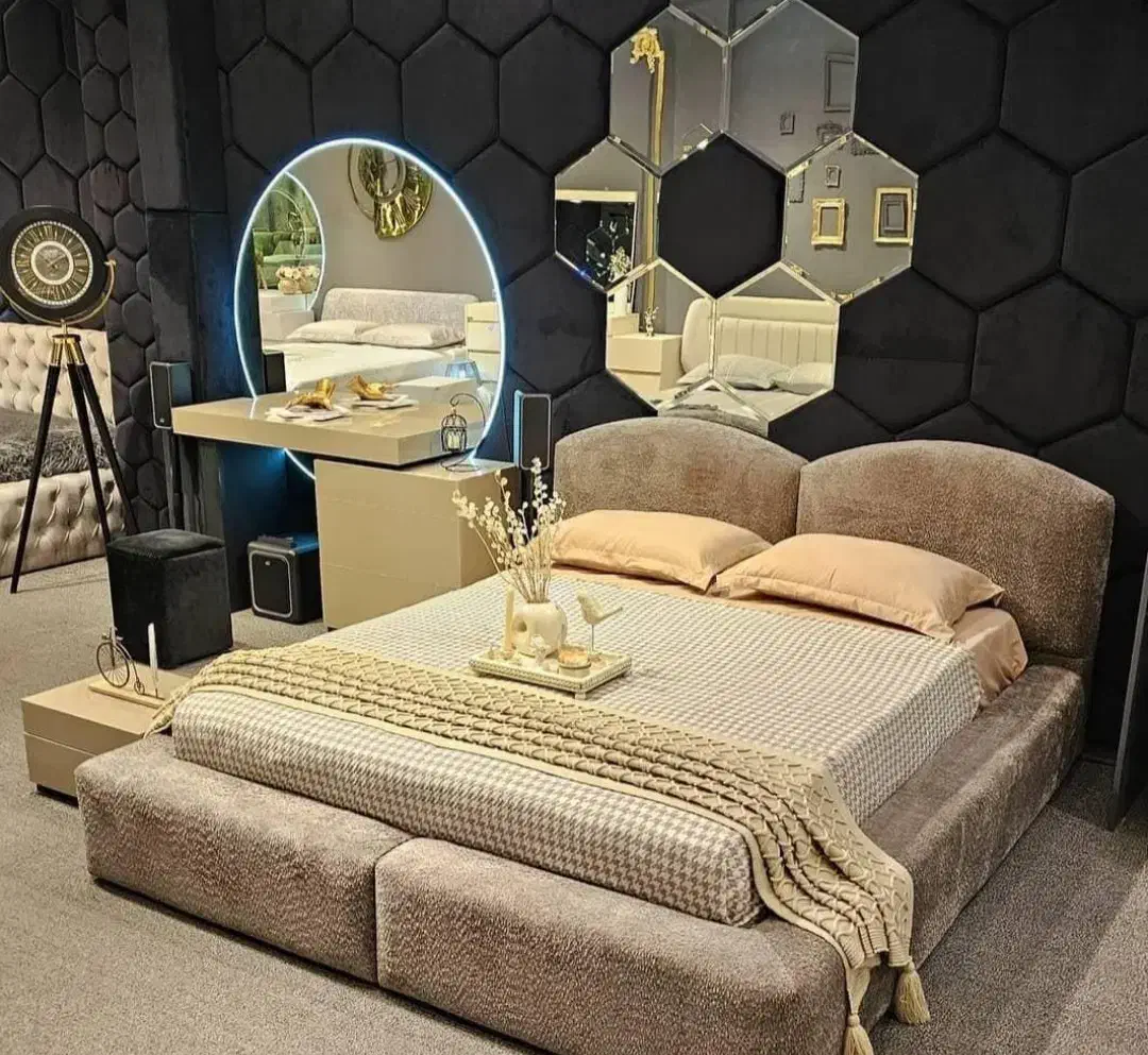 تخت خواب گندم|تخت و سرویس خواب|قروه, |دیوار