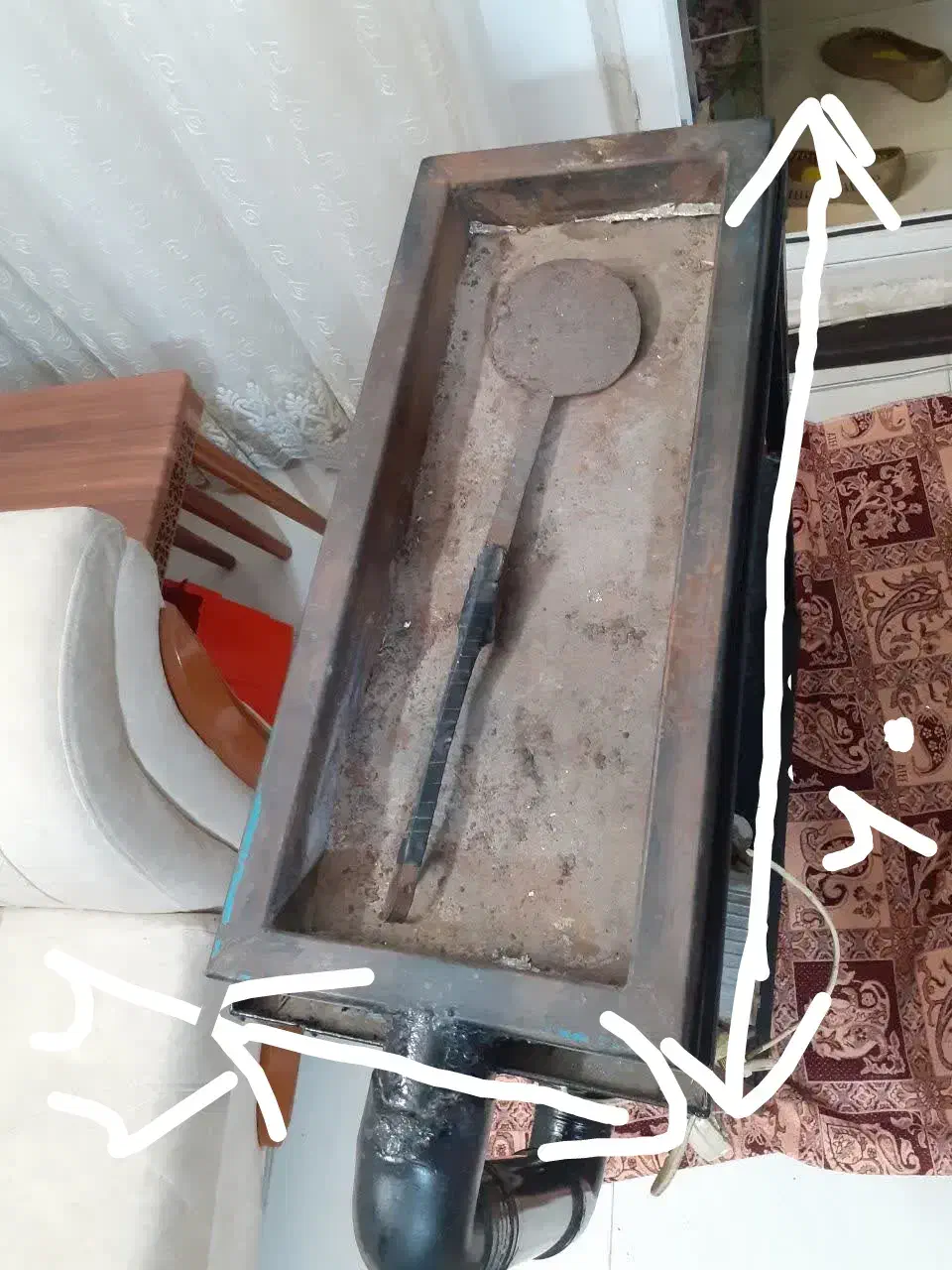 منقل جگری برقی سالم|اجاق گاز و لوازم برقی پخت‌وپز|قم, پردیسان|دیوار