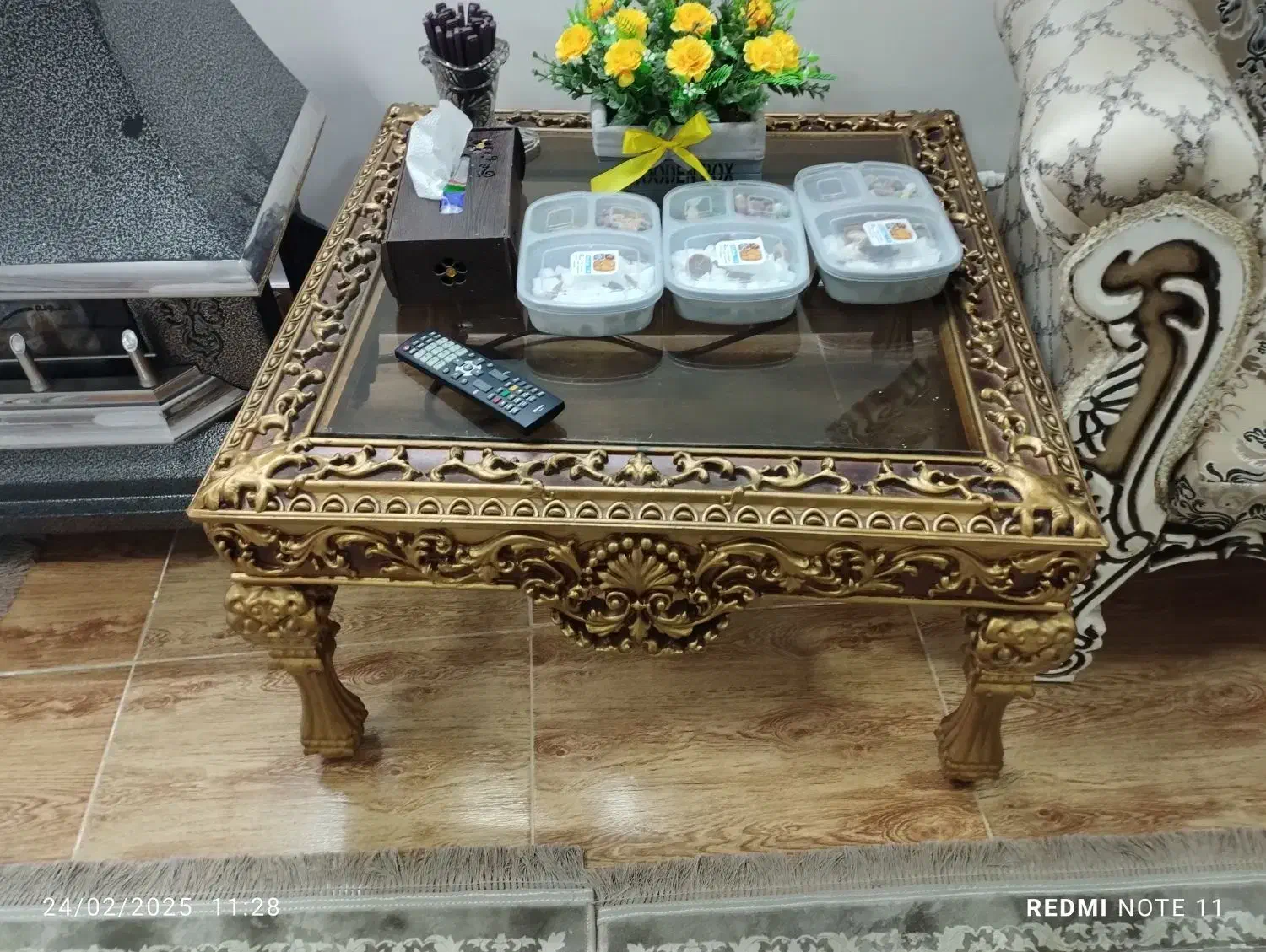 مبل هفت نفره سلطنتی|مبلمان خانگی و میز عسلی|لنگرود, |دیوار