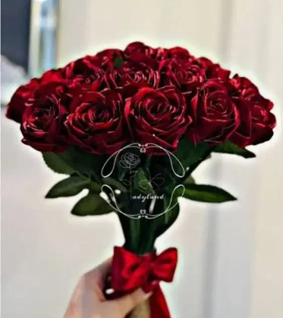 گل رز روبانی|گل مصنوعی|خاروانا, |دیوار