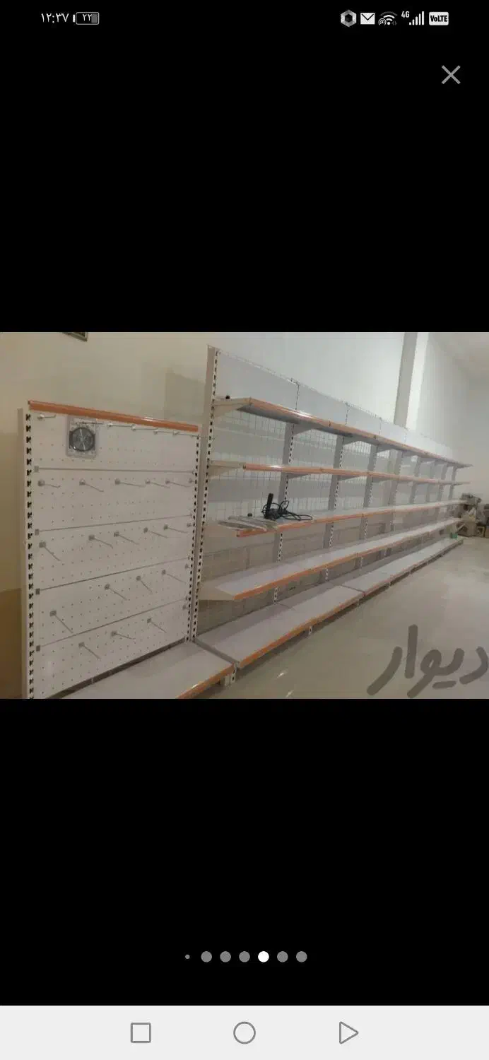 قفسه با کفپوش وزیر سری،قفسه فروشگاهی|فروشگاه و مغازه|قم, لبچال|دیوار