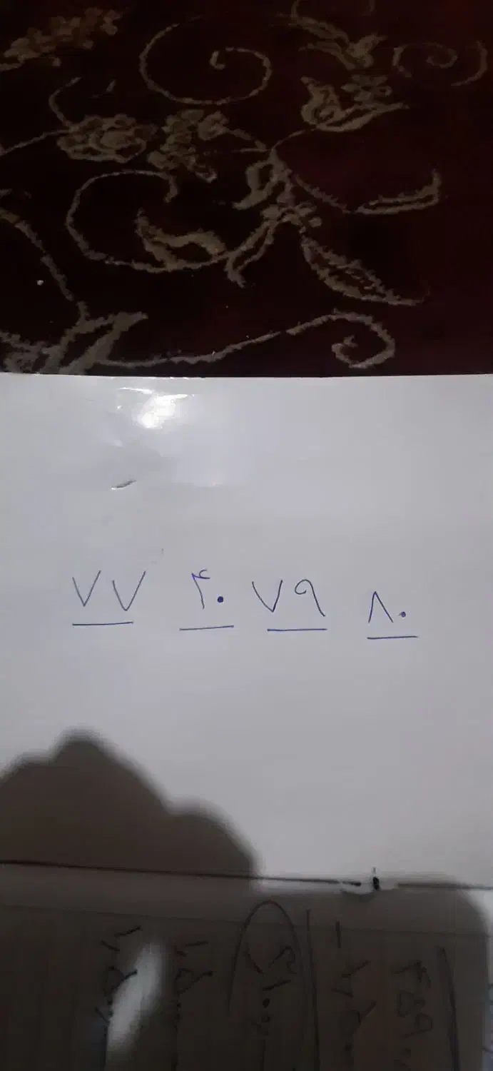 خط تلفن رند نیروی هوایی|تلفن رومیزی|تهران, نیروی هوایی (پیروزی)|دیوار