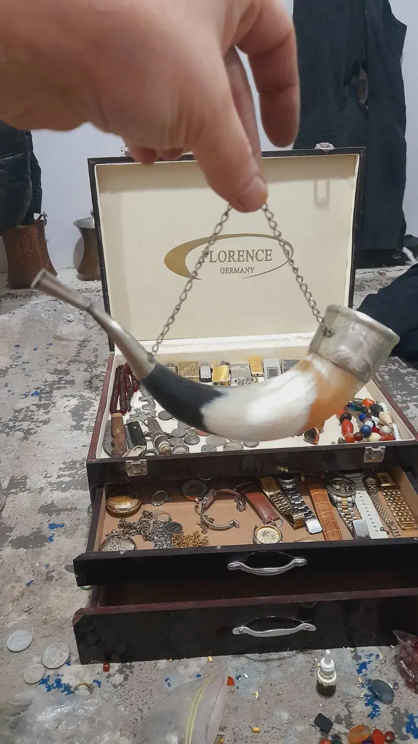 شراب خوری یا پاروت دان|کلکسیون اشیاء عتیقه|ماهدشت, |دیوار