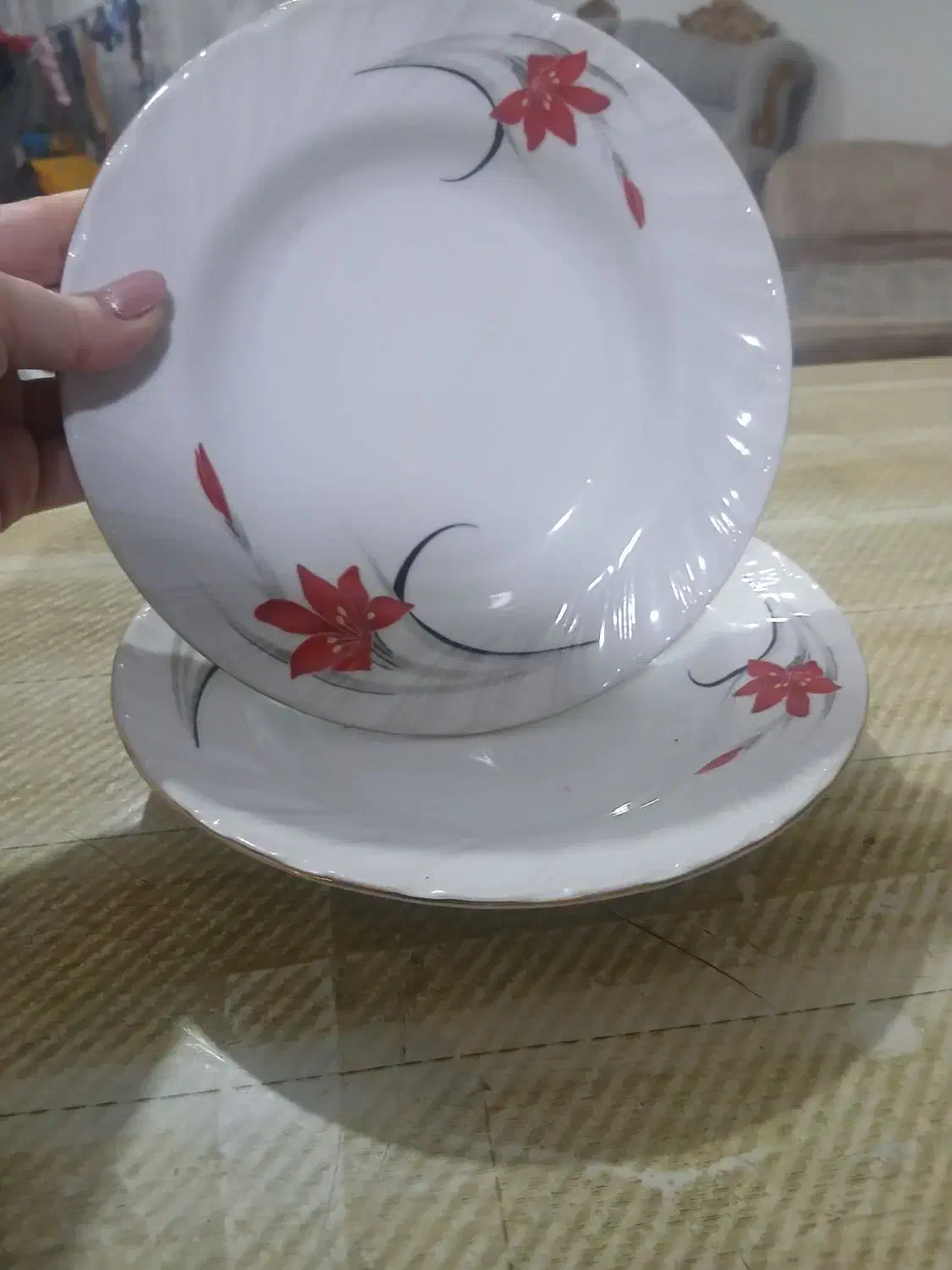 یک دست بشقاب ۶ عددی خورشت خوری بفروش میرسد|ظروف سرو و پذیرایی|رشت, رشتیان|دیوار