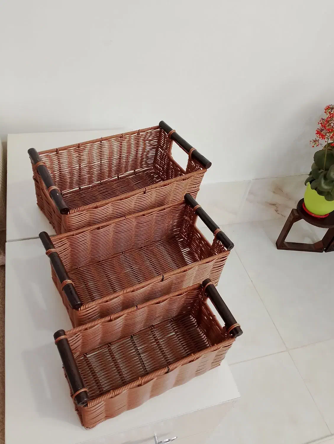 هانا باف بافت و آموزش انواع سبد های حصیری|صنایع دستی و سایر لوازم تزئینی|بجستان, |دیوار