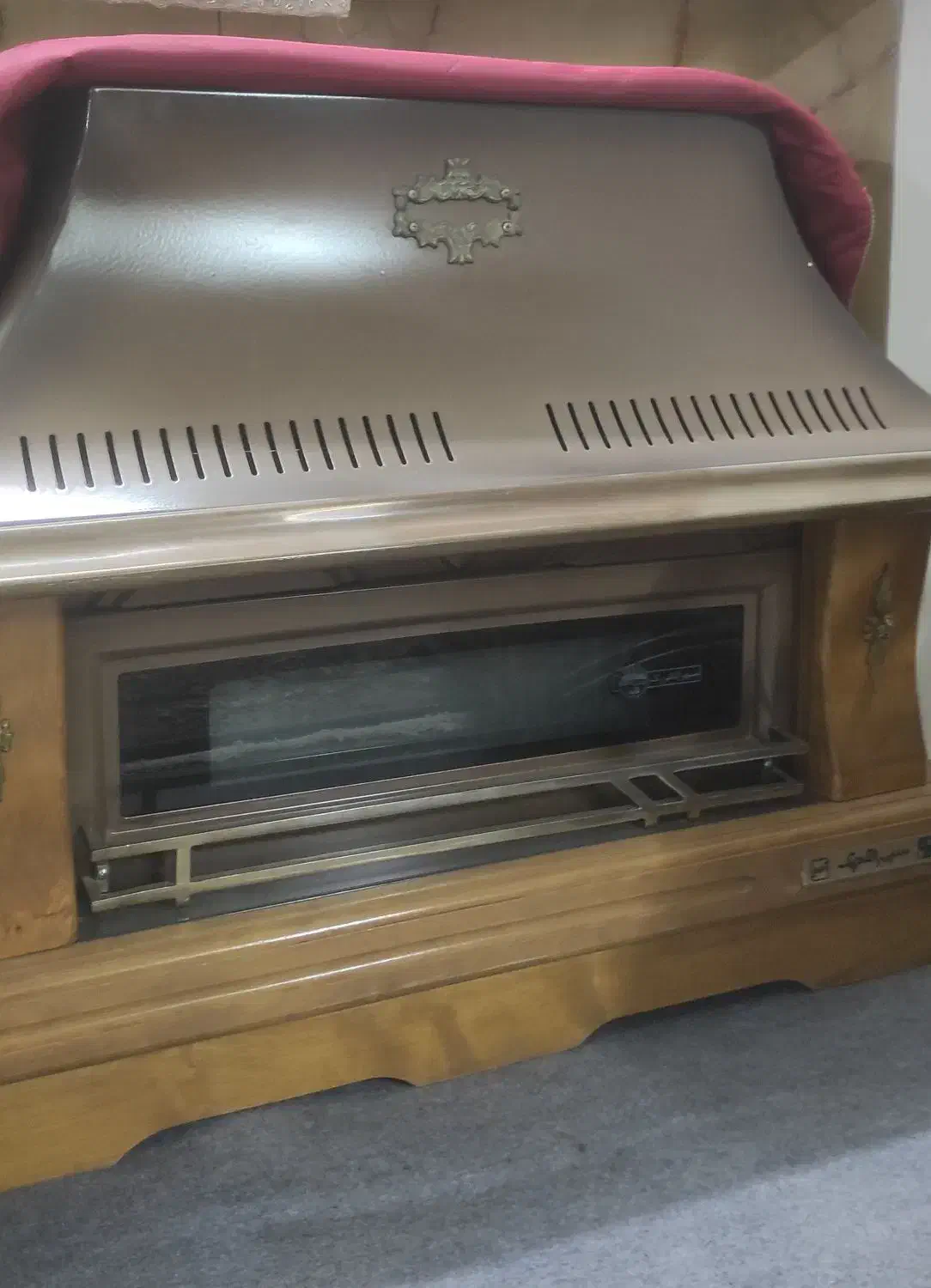 بخاری شومینه ای|بخاری، هیتر، شومینه|قزوین, |دیوار