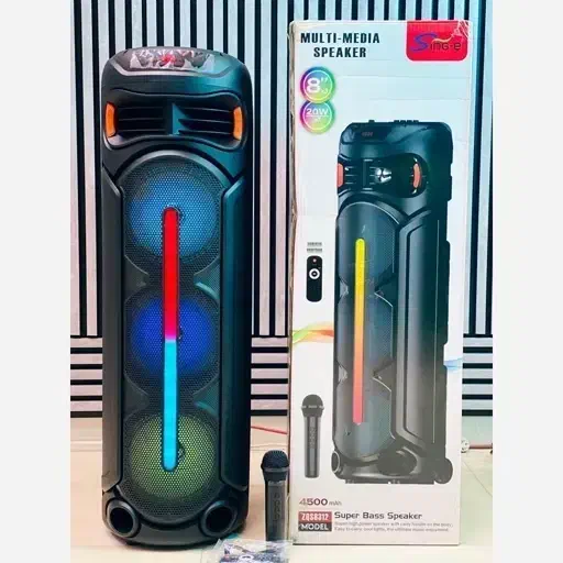 اسپیکر ایستاده 24 اینچ چمدانی قابل حمل|سیستم صوتی خانگی|رشت, کوی طالقانی|دیوار