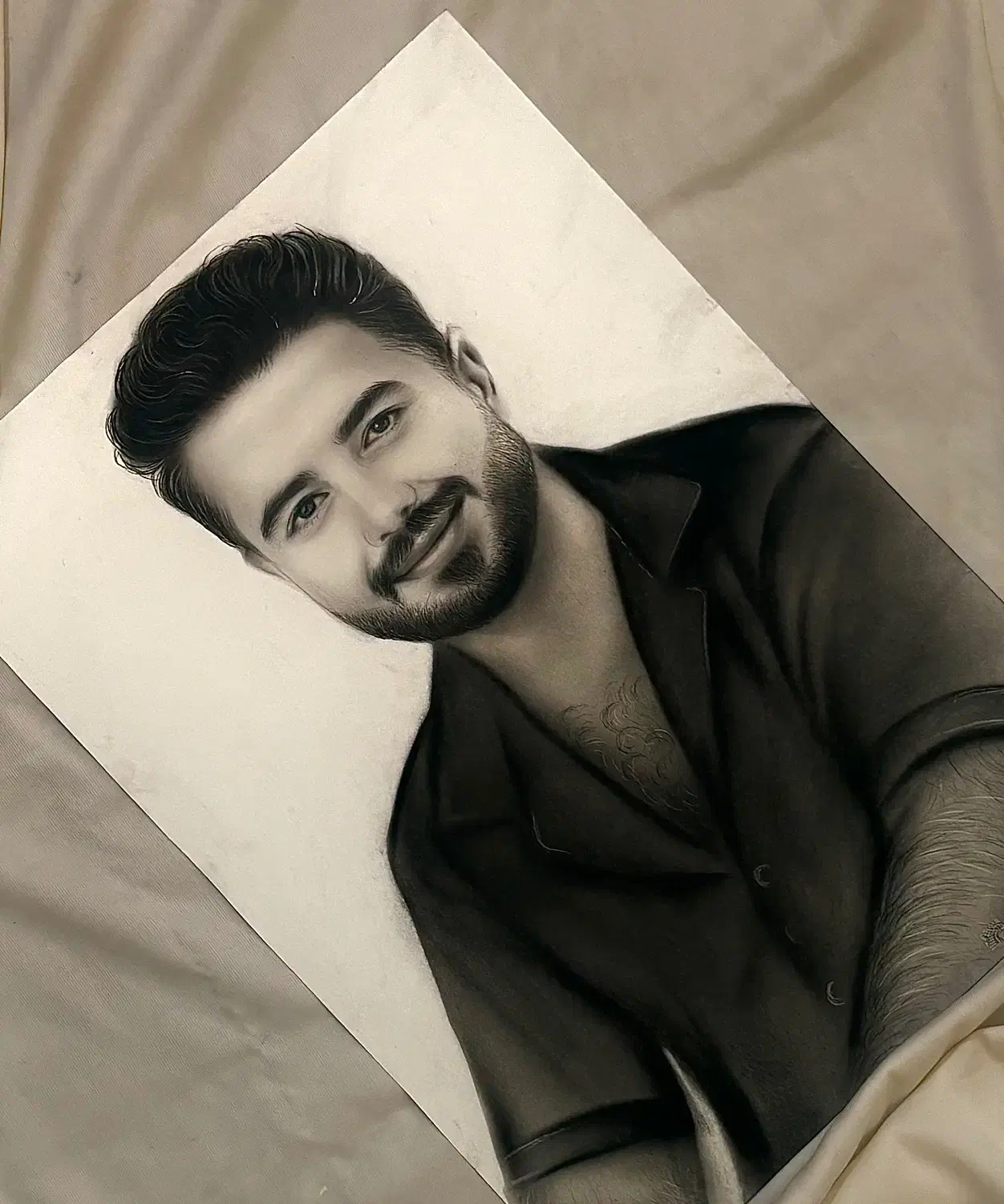 طراحی چهره هدیه باارزش|تابلو، نقاشی، عکس|بندرعباس, |دیوار