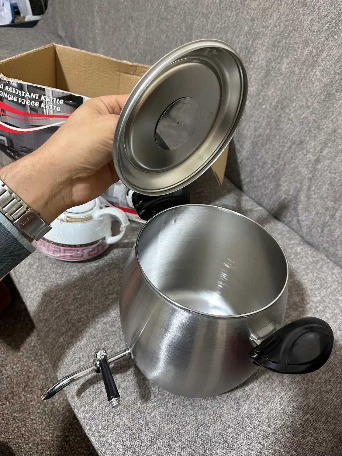 قوری چای ( باز نشده)|سماور، چایساز، قهوهساز|قم, شهرک مهدیه|دیوار