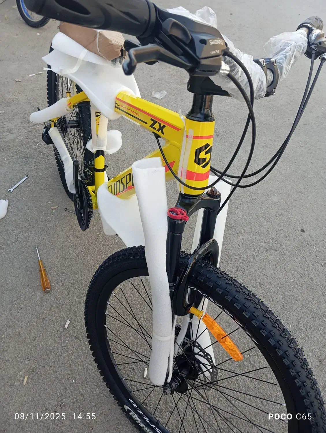 دوچرخه زیبا سان اسپید zxحرفه ای|دوچرخه، اسکیت، اسکوتر|اصفهان, باتون|دیوار