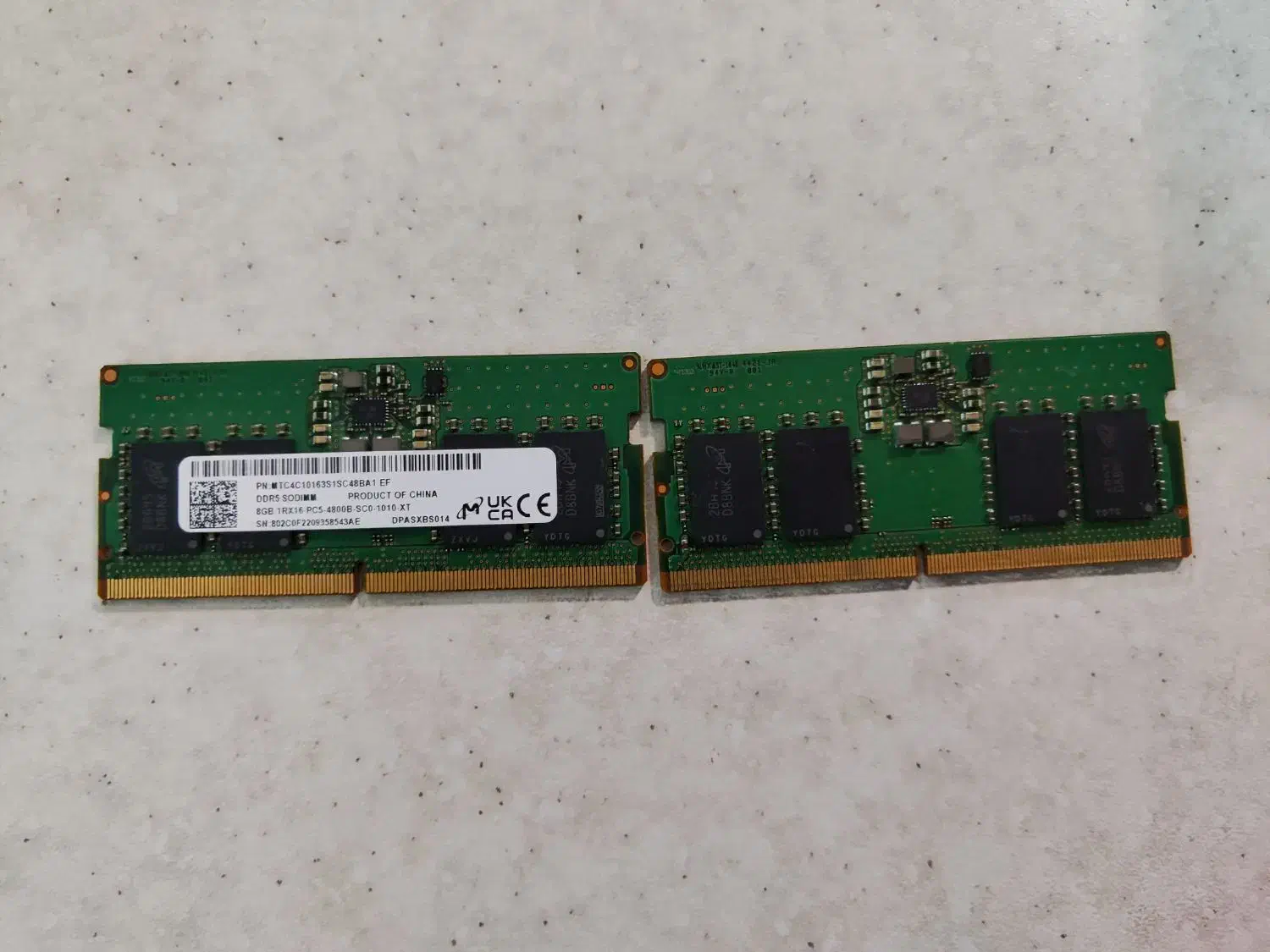 رم لپ تاپ ddr5 8 gb 4800|قطعات و لوازم جانبی رایانه|برخوار, |دیوار