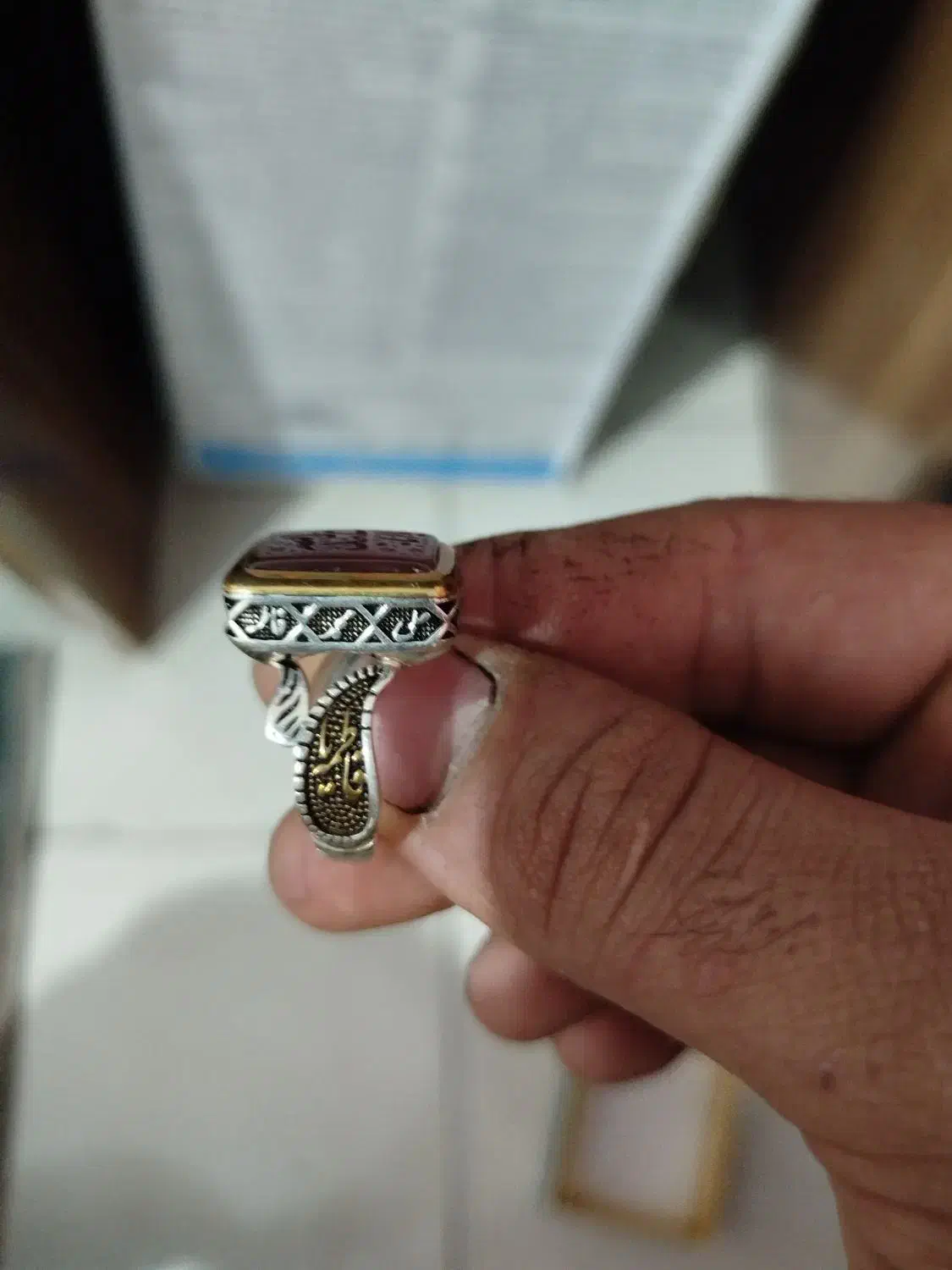 انگشتر عقیق|کلکسیون اشیاء عتیقه|اسکو, |دیوار