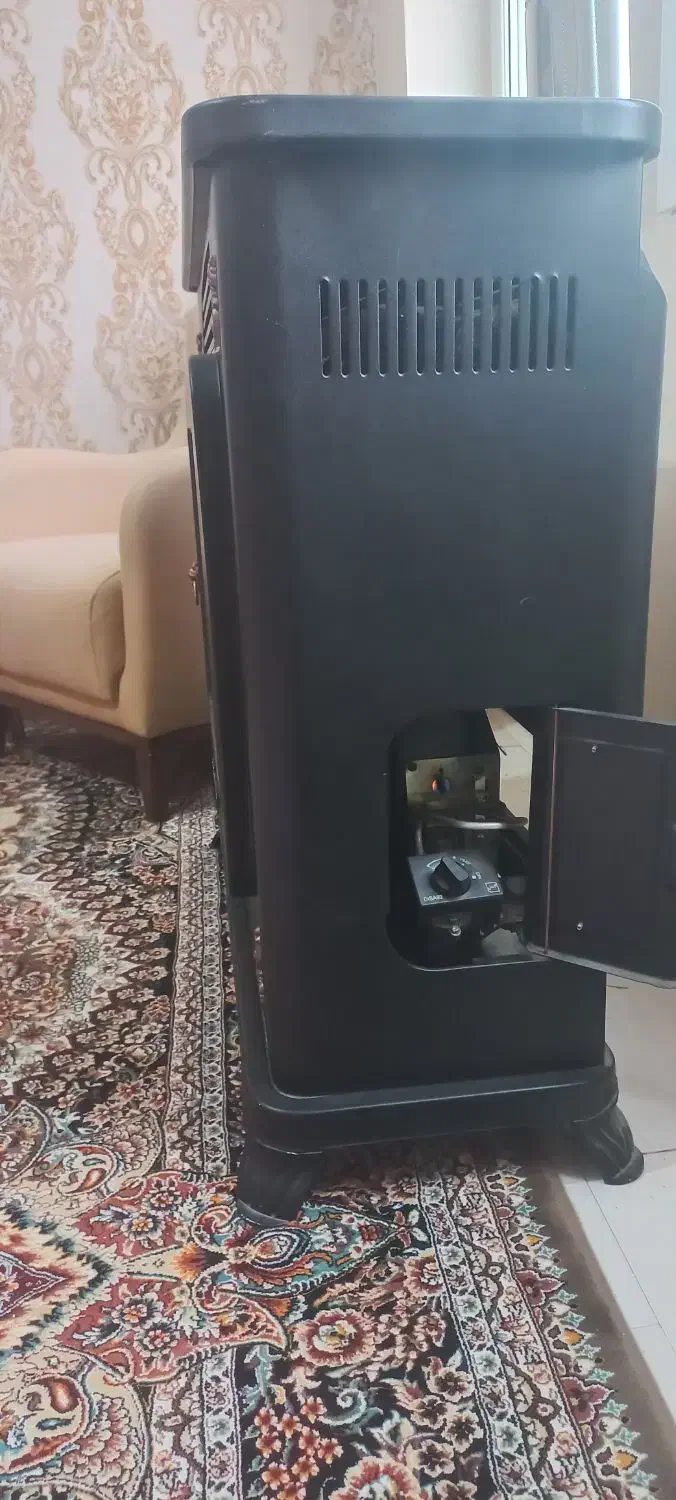 بخاری سن سون بزرگ درحد نو|بخاری، هیتر، شومینه|گلبهار, شهر جدید گلبهار|دیوار