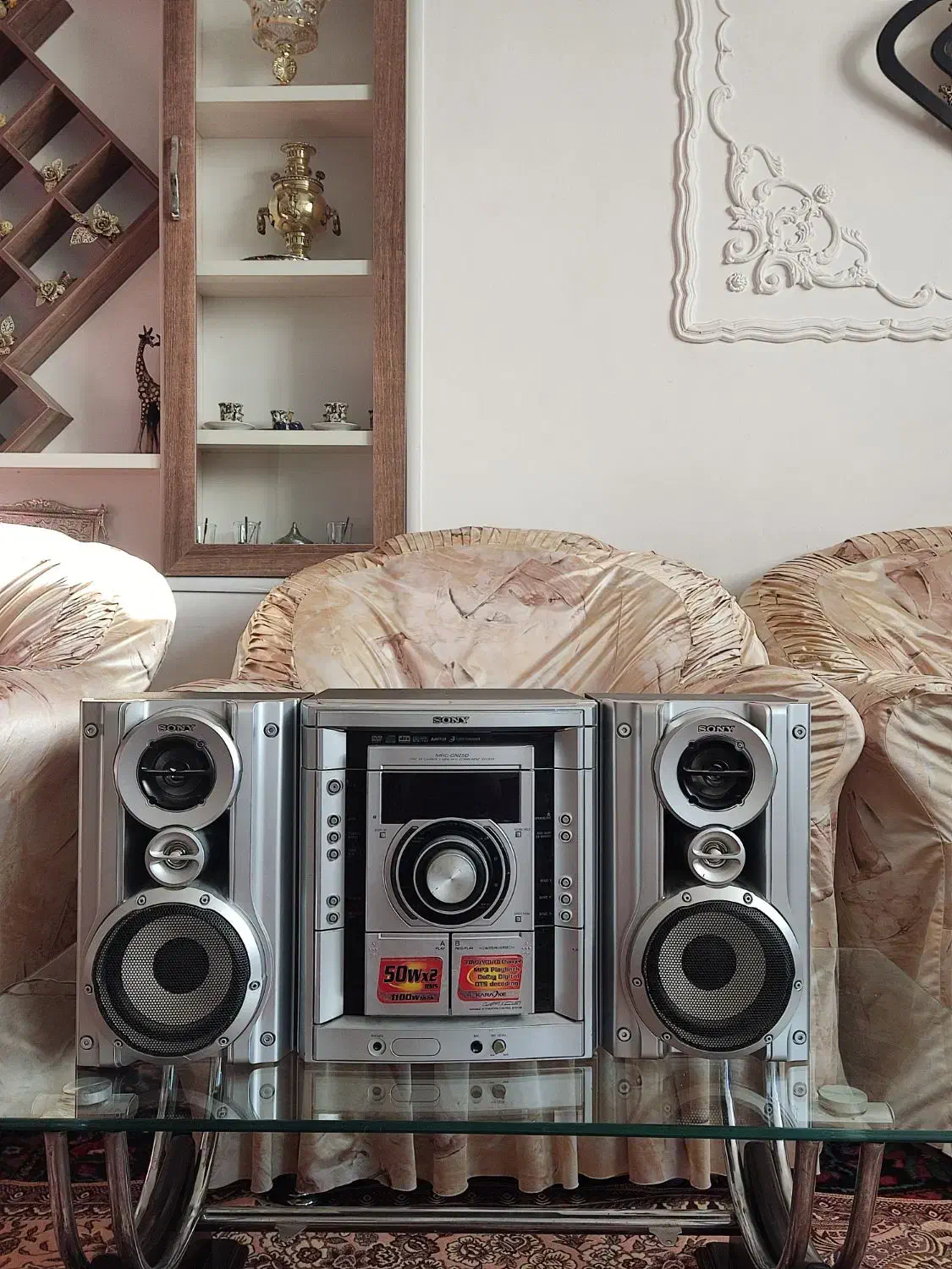 رادیو ضبط دو کاسته،دو باند دار ودی وی دی خور|سیستم صوتی خانگی|خوی, |دیوار