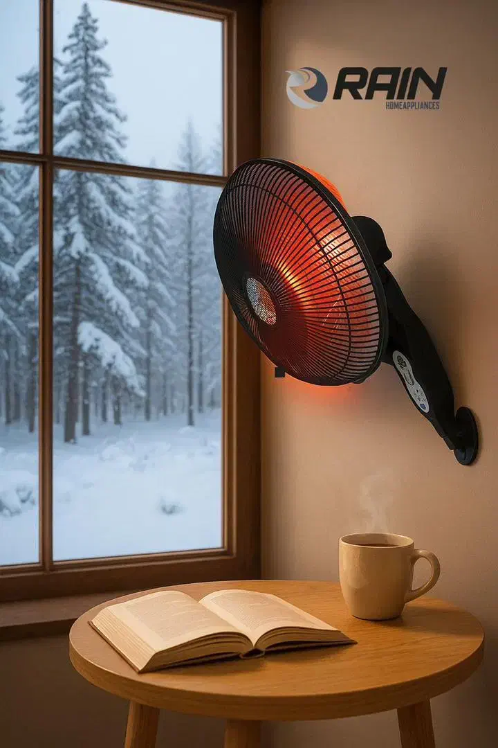 پنکه هیتر بخاری برقی تابشی پنکه ای هالوژنی ایستاده|بخاری، هیتر، شومینه|اصفهان, خلجا|دیوار