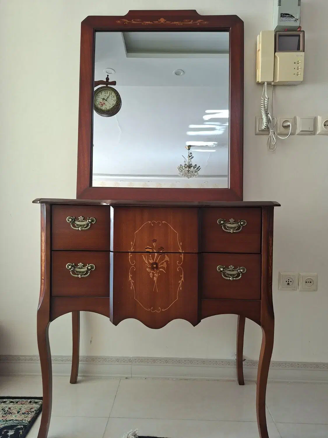 آیینه و کنسول معرق|بوفه، ویترین، کنسول|کرمان, |دیوار