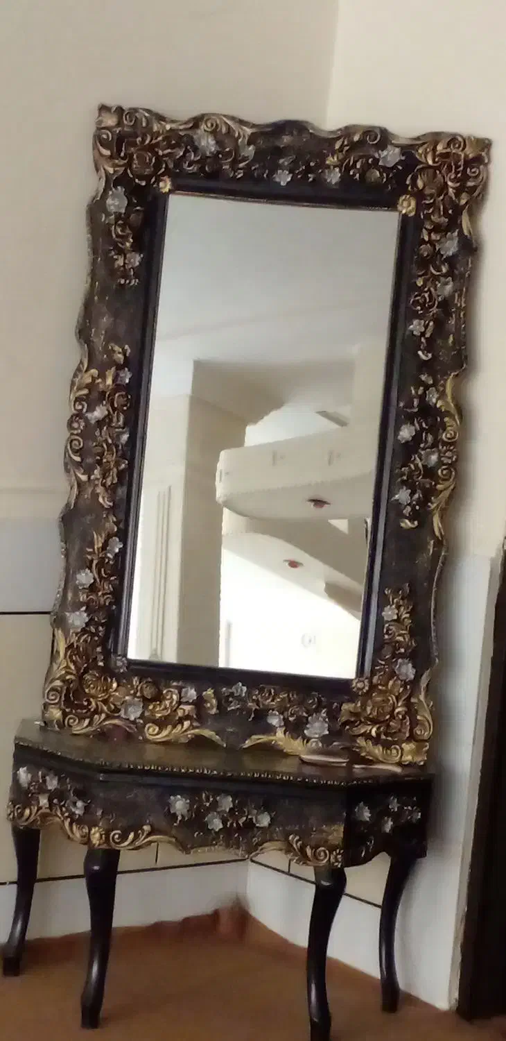 آینه کنسول|مبلمان خانگی و میز عسلی|ازنا, |دیوار