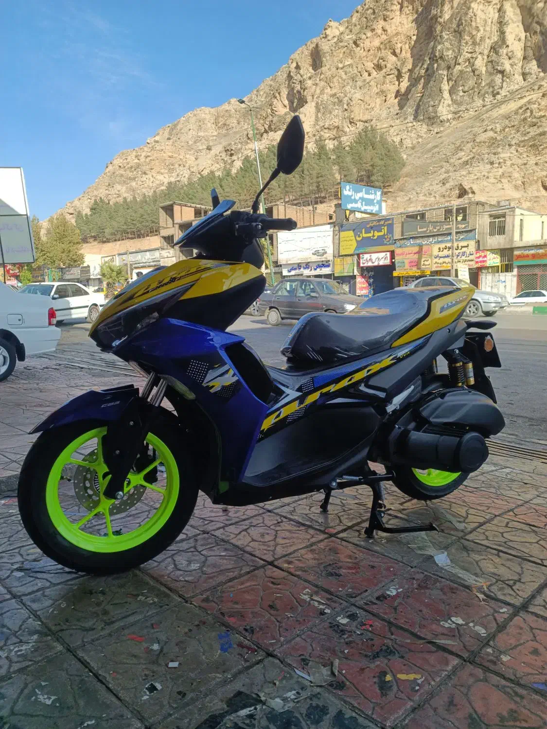 موتور طرح آیروکس ۱۸۰ نیکتاز|موتورسیکلت|خرم‌آباد, |دیوار