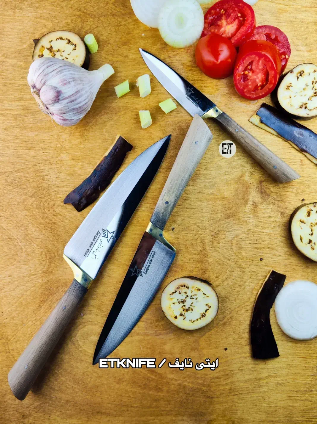 ست 4تایی چاقو آشپزخانه دستساز ستاره زنجان(تکی وست)|ظروف پخت‌وپز|تهران, زنجان جنوبی|دیوار
