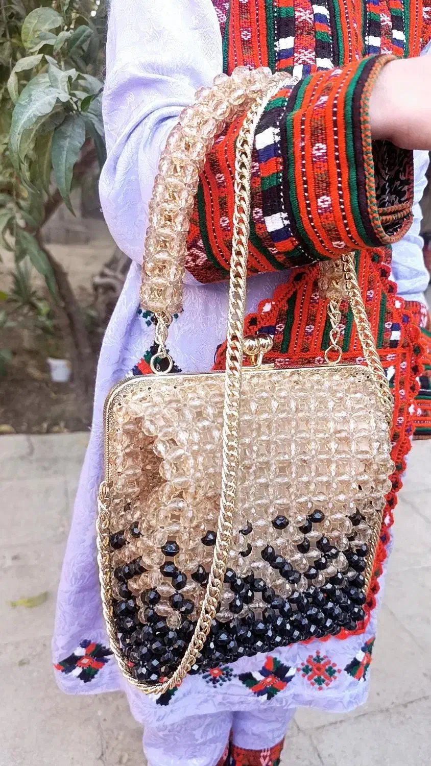 کیف دستساز مرواریدی|کیف، کفش، کمربند|سراوان, |دیوار