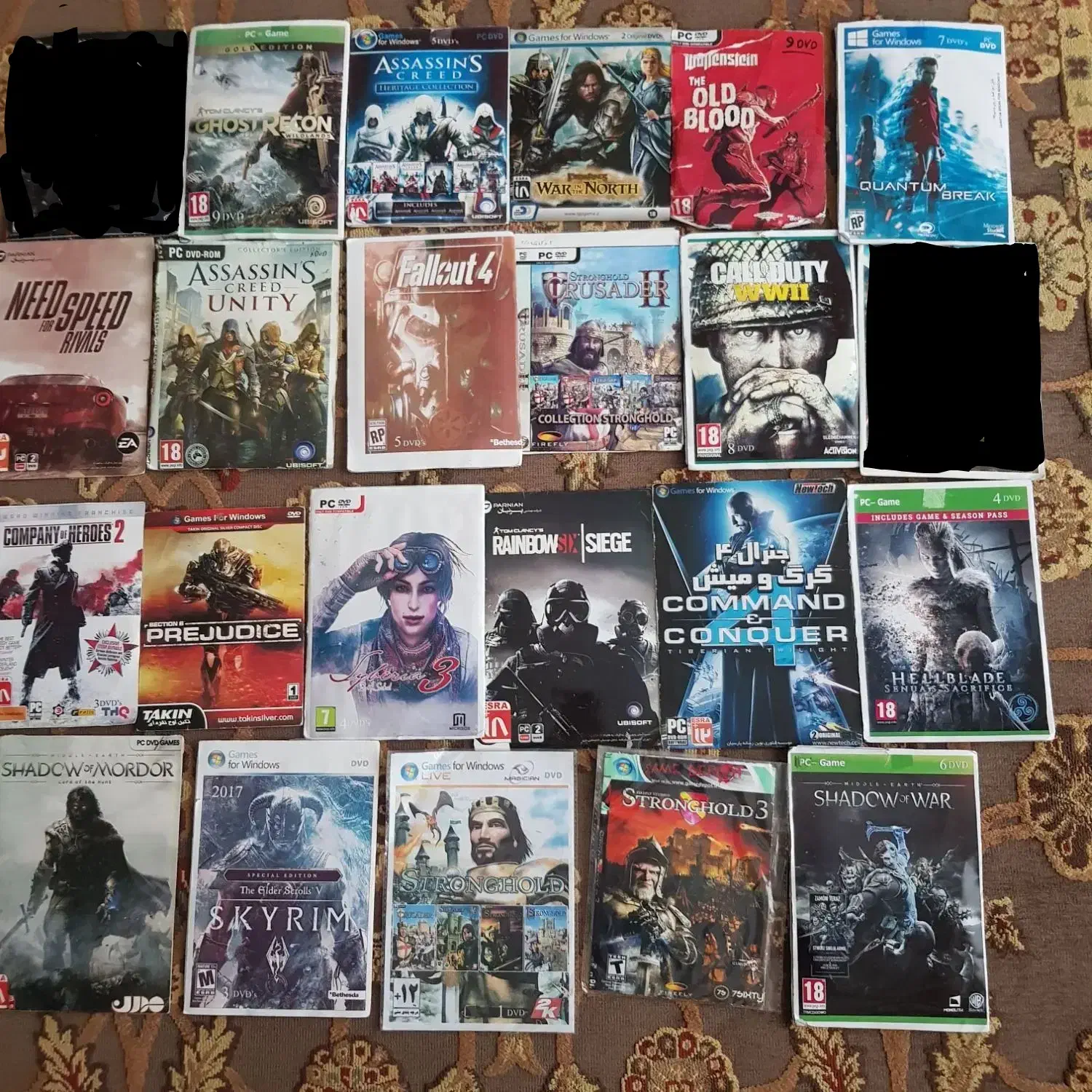 تعدادی بازی کامپیوتری|کنسول، بازی ویدئویی و آنلاین|مشهد, آزادشهر|دیوار