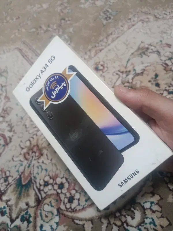 گوشی سامسونگ a34 تمیز حافظه 128 رام 8|موبایل|دزفول, |دیوار