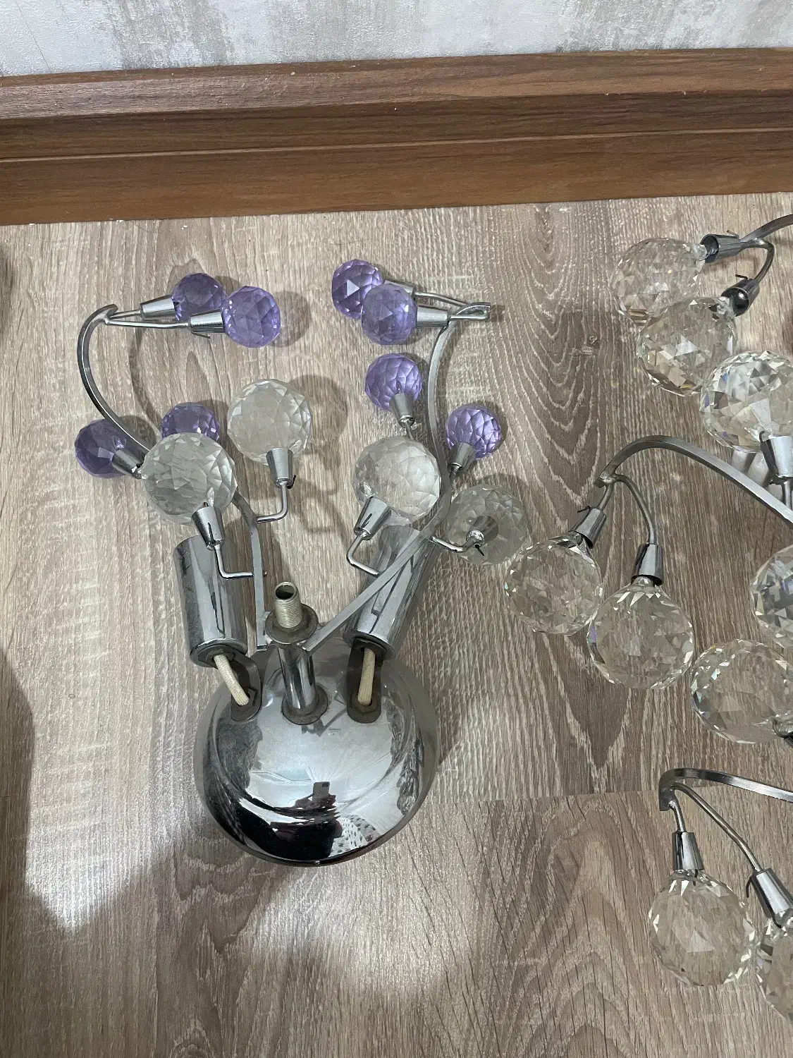 لوسر کریستالی سقفی و دیواری|لوستر و چراغ آویز|تهران, سوهانک|دیوار