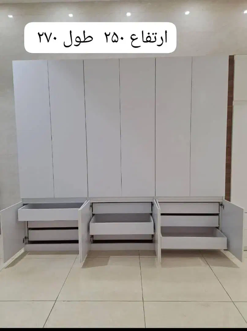 کمد دیواری عرض ۲۵۰ اقساطی|جاکفشی، کمد، دراور|کرج, عظیمیه|دیوار