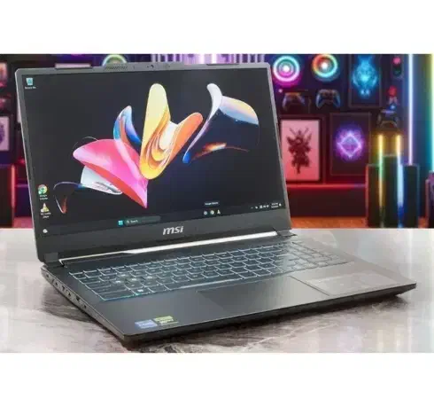 لپتاپ msi مشکی رنگ|رایانه همراه|تهران, امانیه|دیوار