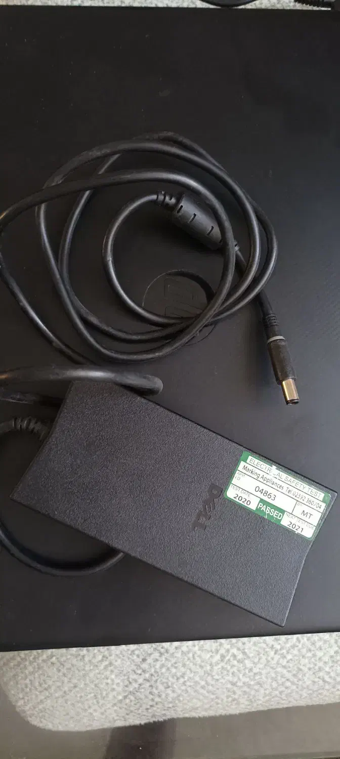 شارژر (تبدیل) اصلی لپ‌تاپ دل|قطعات و لوازم جانبی رایانه|تهران, بوستان سرخه حصار|دیوار