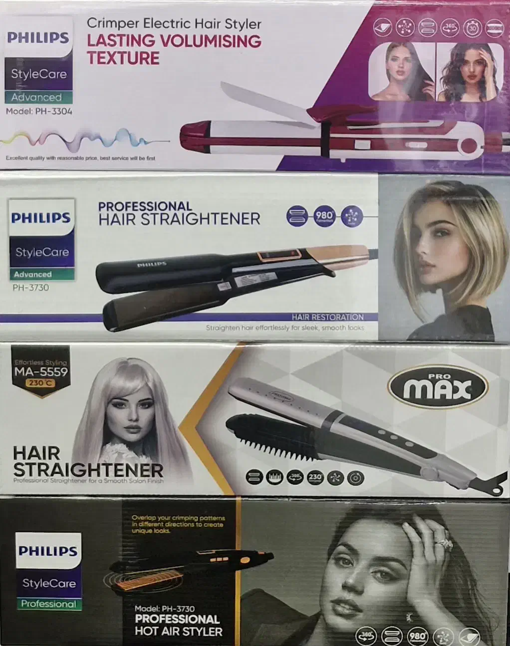 اتو مو پرومکس مدل ۵۵۵۹ و فیلیپس مدل ۳۷۳۰|آرایشگاه و سالن‌های زیبایی|مشهد, مصلی (کارمندان اول)|دیوار