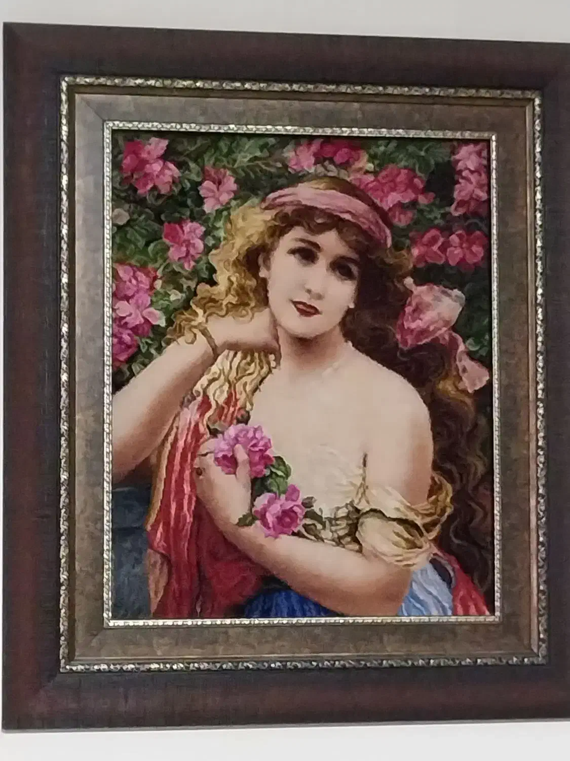 تابلو فرش دست بافت|تابلو فرش|اصفهان, باتون|دیوار