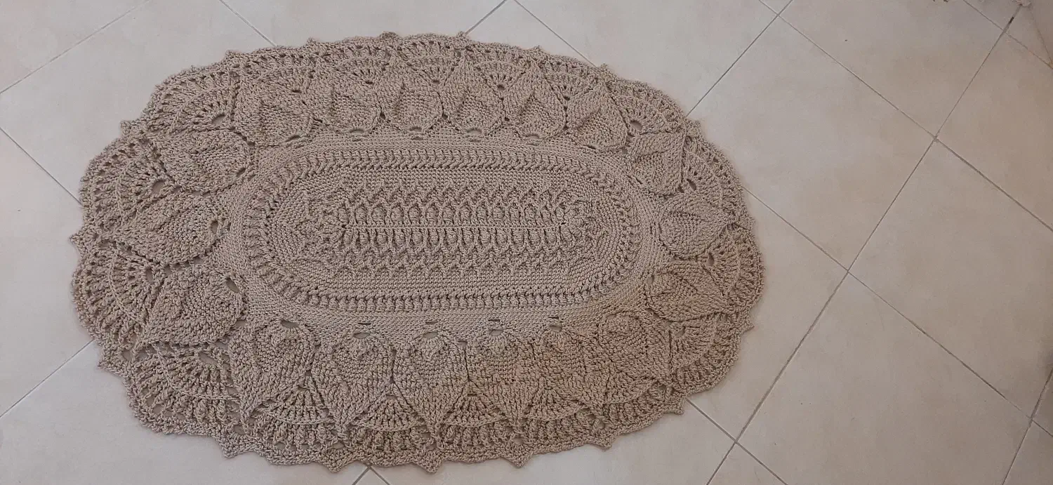 فرشینه مکرومه|پادری|مشهد, زمرد|دیوار