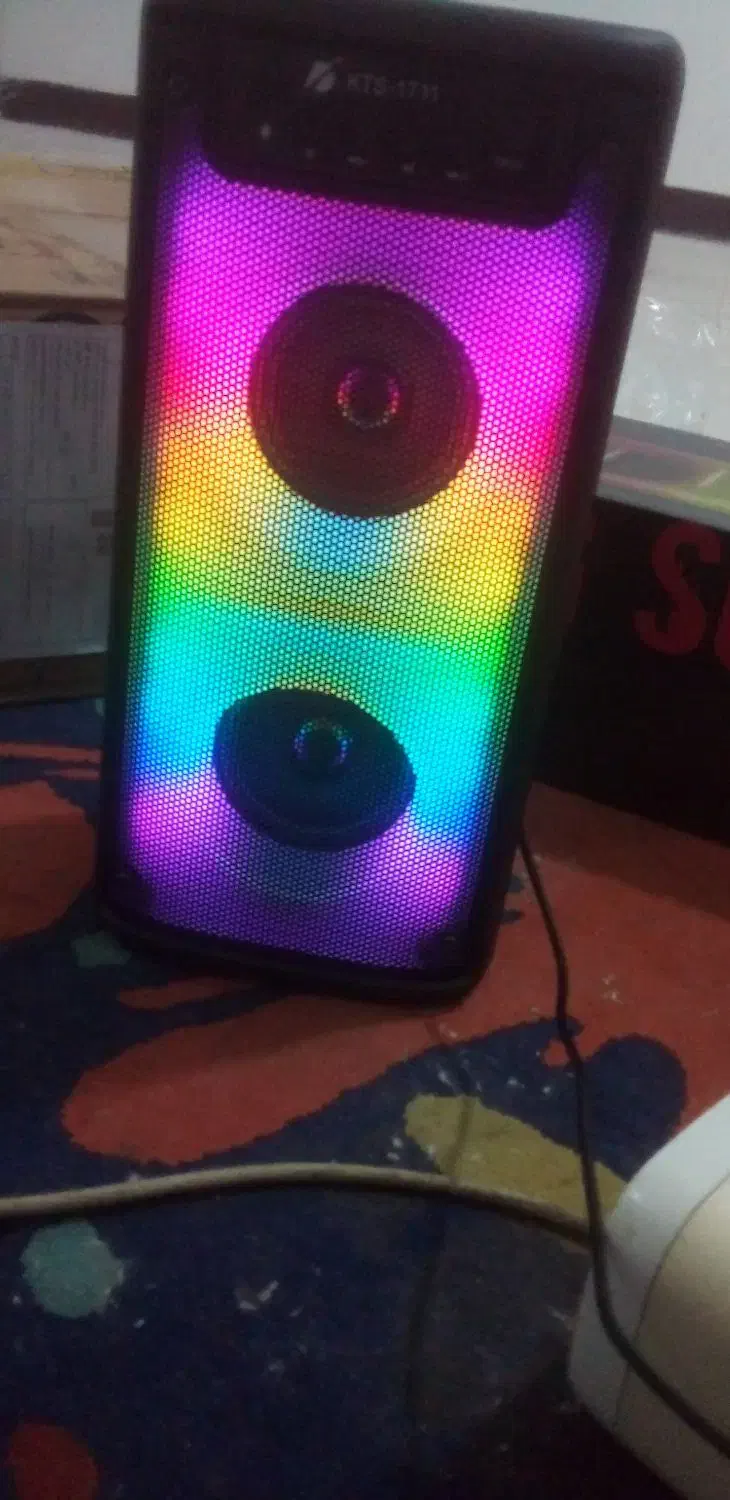 اسپیکر بلوتوثی KTS-1711 دارای کنترل اکولایزر و باس|پخش‌کننده همراه|کرج, حسن آباد|دیوار