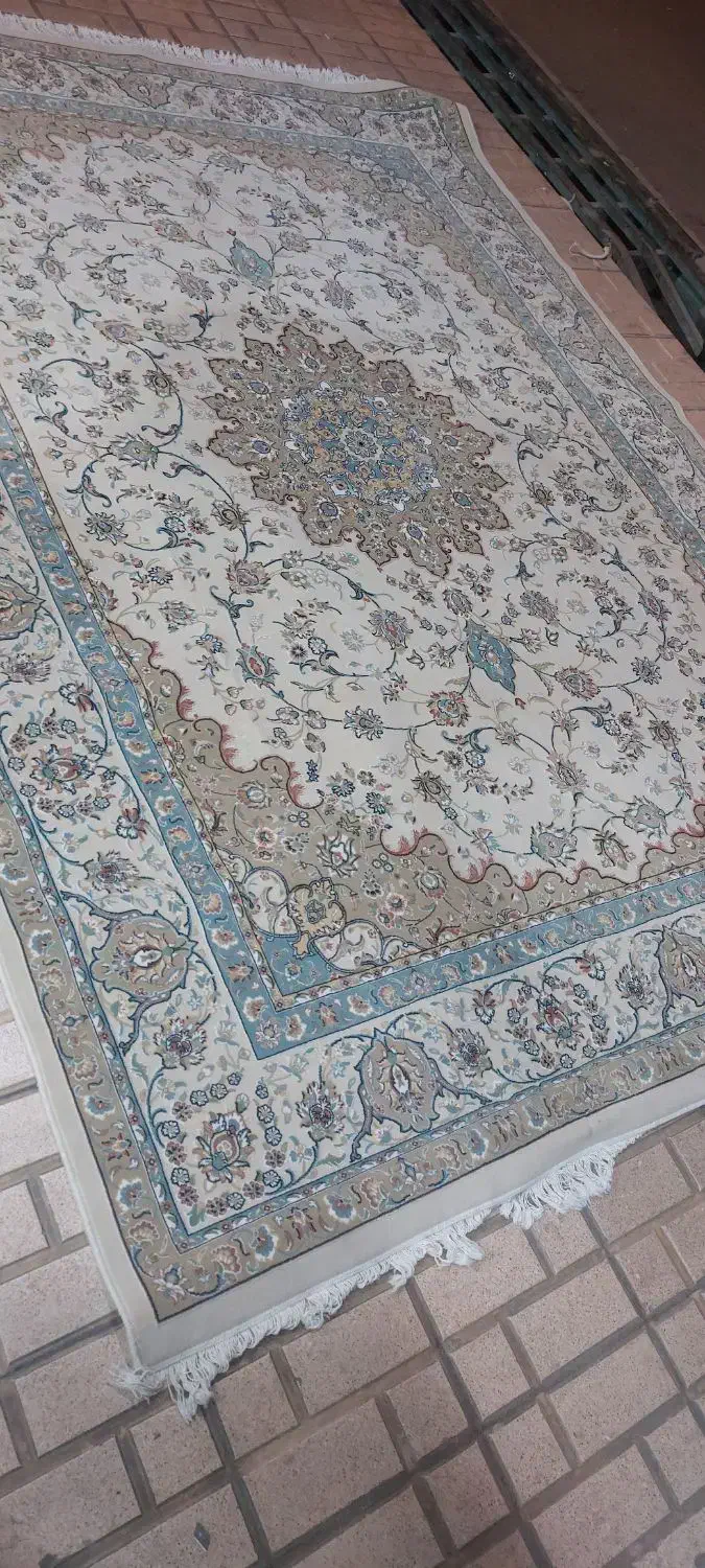 ۲ تخته فرش ۱۲ متری ۷۰۰ شانه تراکم ۱۵۰۰|فرش|نسیم‌شهر, |دیوار
