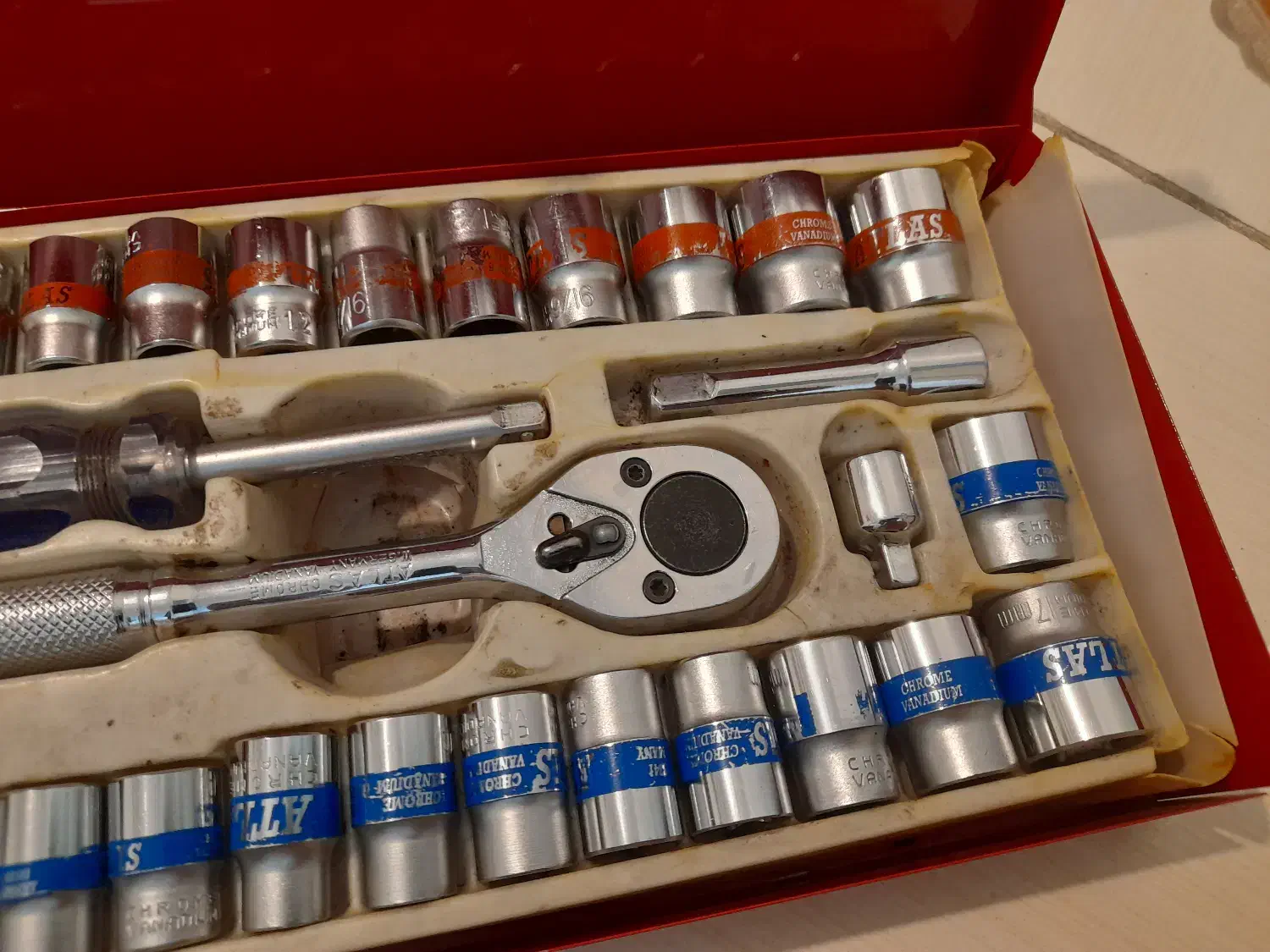 آچار بوکس اطلس آلمانی ۴۰ پارچه|ابزارآلات|تهران, علم و صنعت|دیوار