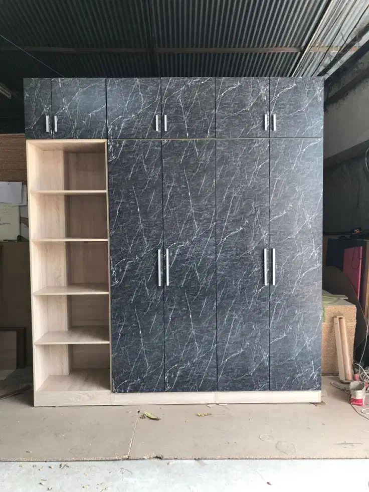 کمد دیواری تخت کم جا کابینت کلیه با دایان چوب|جاکفشی، کمد، دراور|تهران, گلستان (شهرک راه آهن)|دیوار