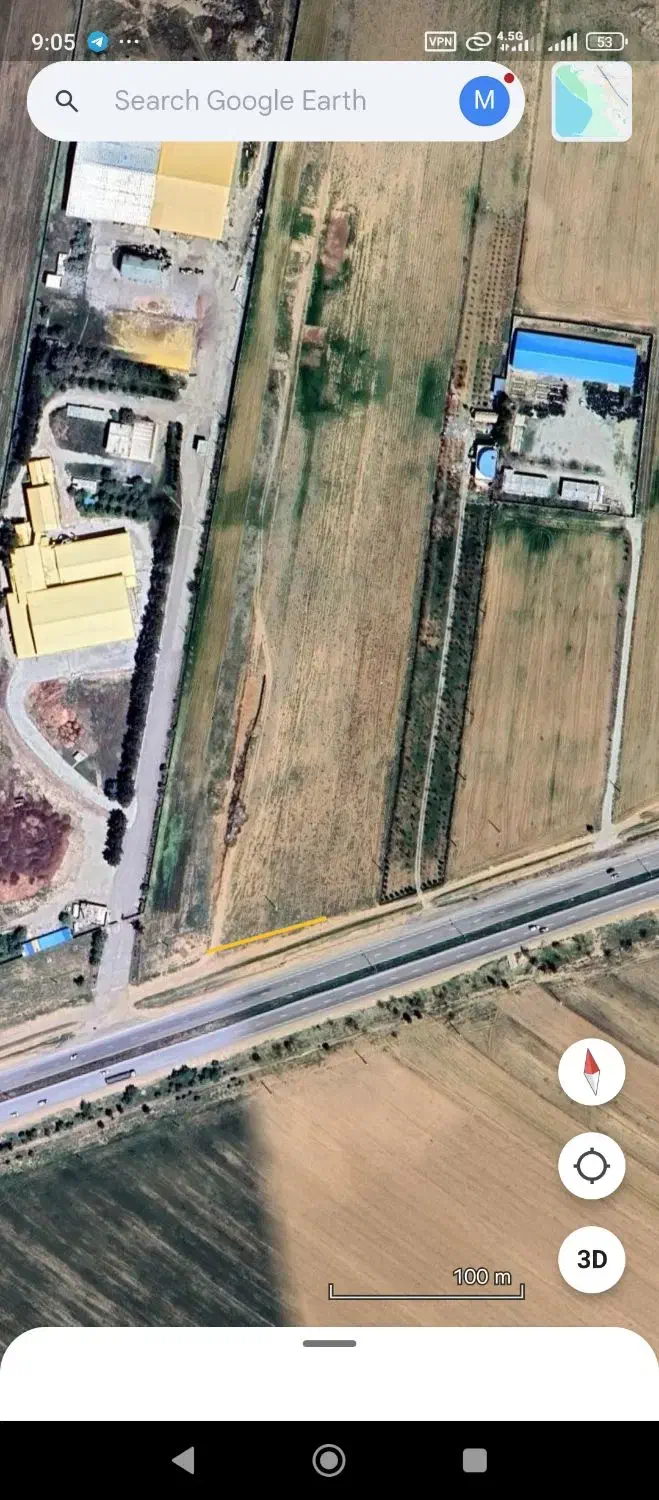 زمین بر اتوبان|فروش دفتر صنعتی، کشاورزی، تجاری|ماهیدشت, |دیوار