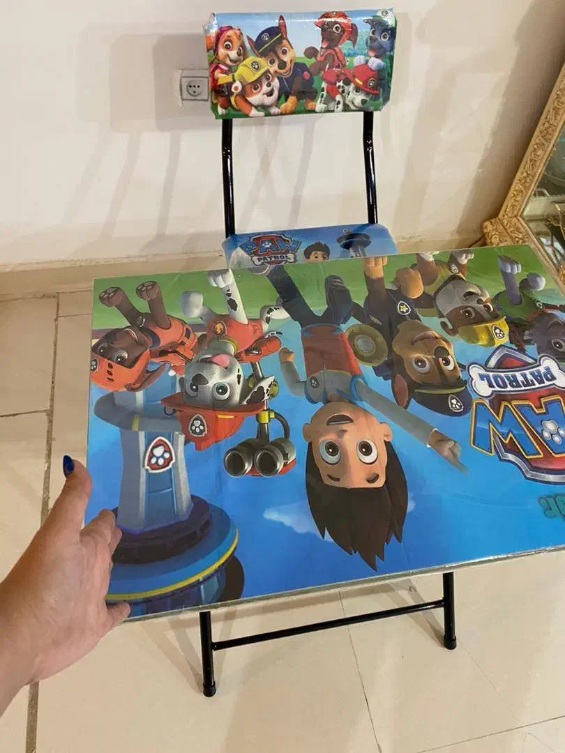 میز تحریر سگ های نگهبان و مرد عنکبوتی و کیتی|میز تحریر و کامپیوتر|اهواز, زیتون کارمندی|دیوار