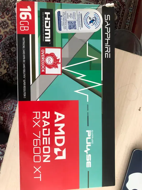7600 xt 16 gig sapphire pulse|قطعات و لوازم جانبی رایانه|تهران, ازگل|دیوار