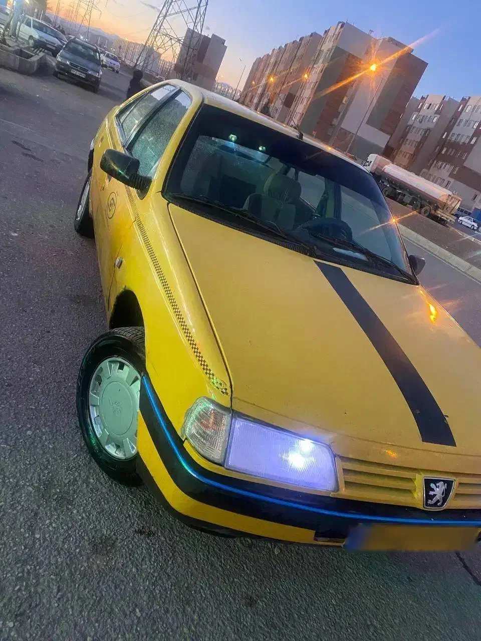 پژو تاکسی مدل ۹۰|خودرو سواری و وانت|محمدیه-قزوین, |دیوار