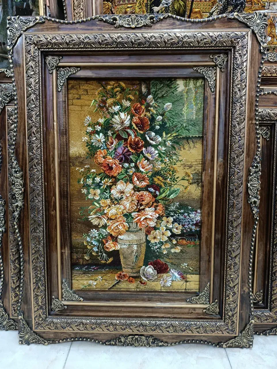 تابلوفرش دستباف گل مناسب کادو/شرایط نقدواقساط|تابلو فرش|تهران, لویزان|دیوار