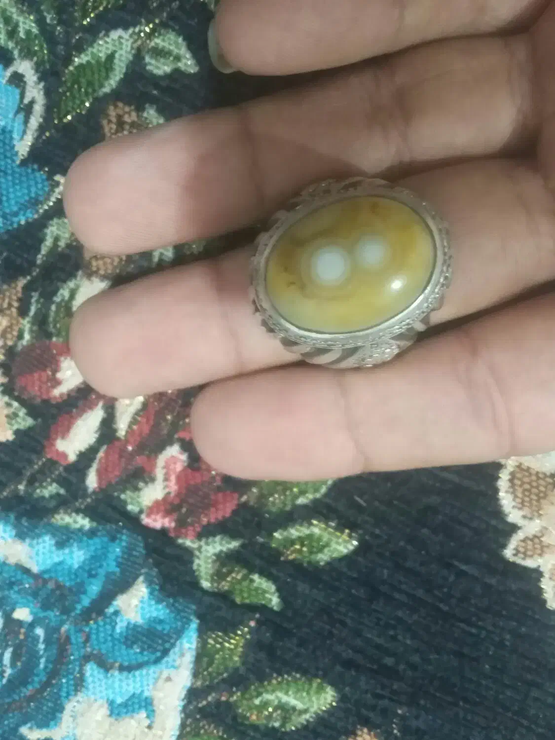 حراج انگشتر نقره درجه یک فیروزه|جواهرات|بوشهر, |دیوار