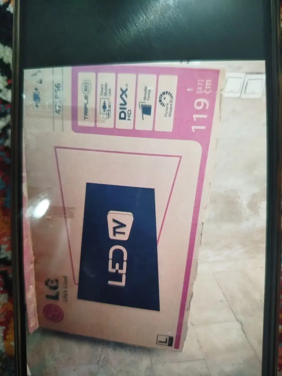 تلویزیون الجی 47|تلویزیون و پروژکتور|ایلام, |دیوار