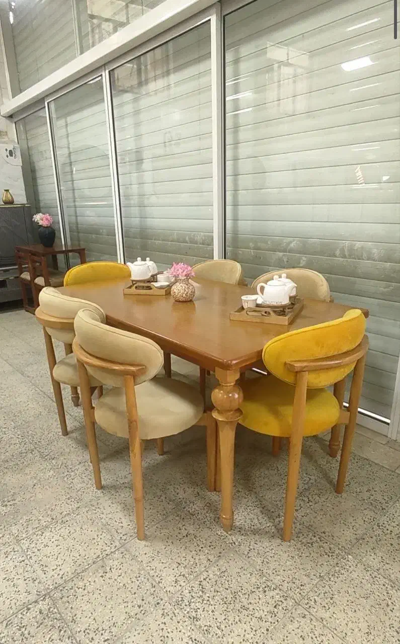 ست ۴ نفره مدل نوبل|میز و صندلی غذاخوری|سنندج, |دیوار