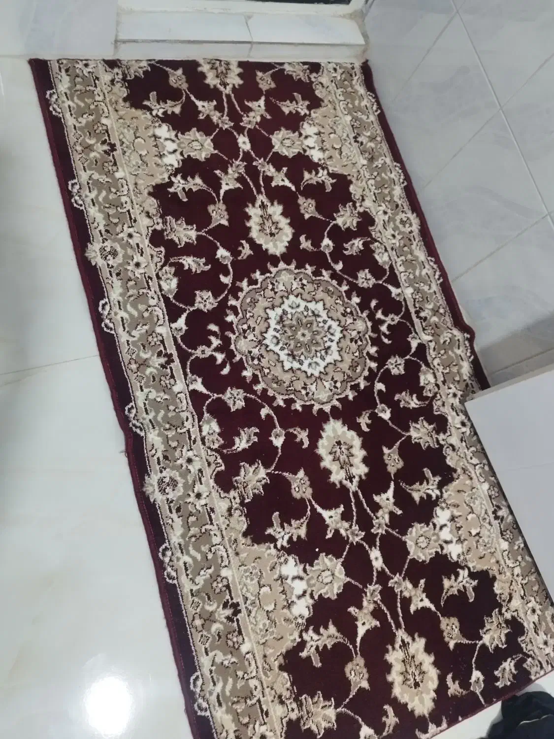 فرش کناره و متکا|فرش|نورآباد, |دیوار