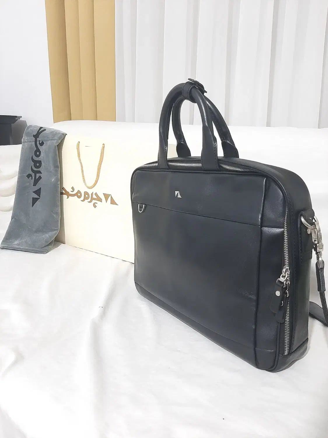 کیف اداری چرم مشهد(چرم طبیعی برند چرم مشهد)|کیف، کفش، کمربند|قائمشهر, |دیوار