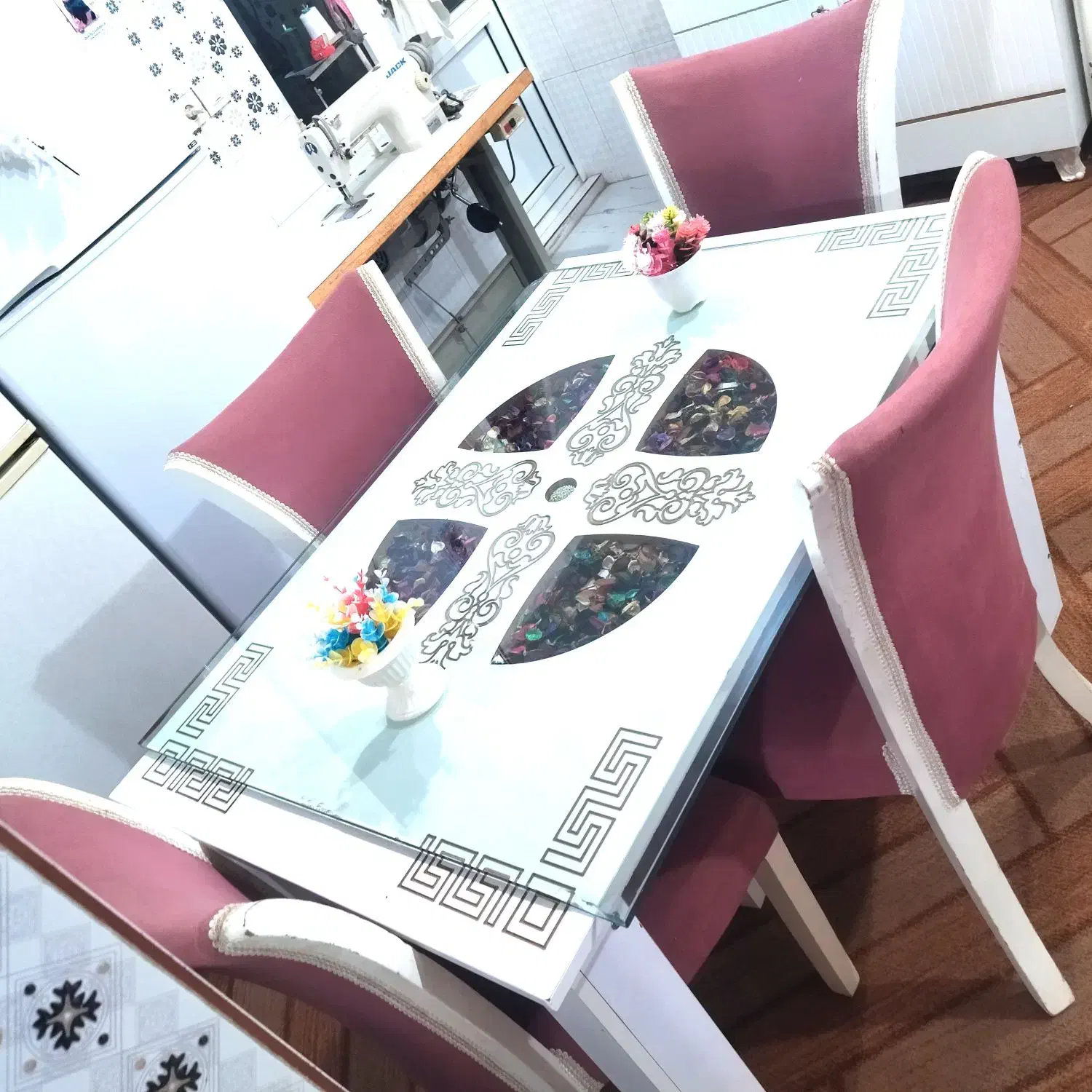 نهارخوری 4نفرە|میز و صندلی غذاخوری|بانه, |دیوار